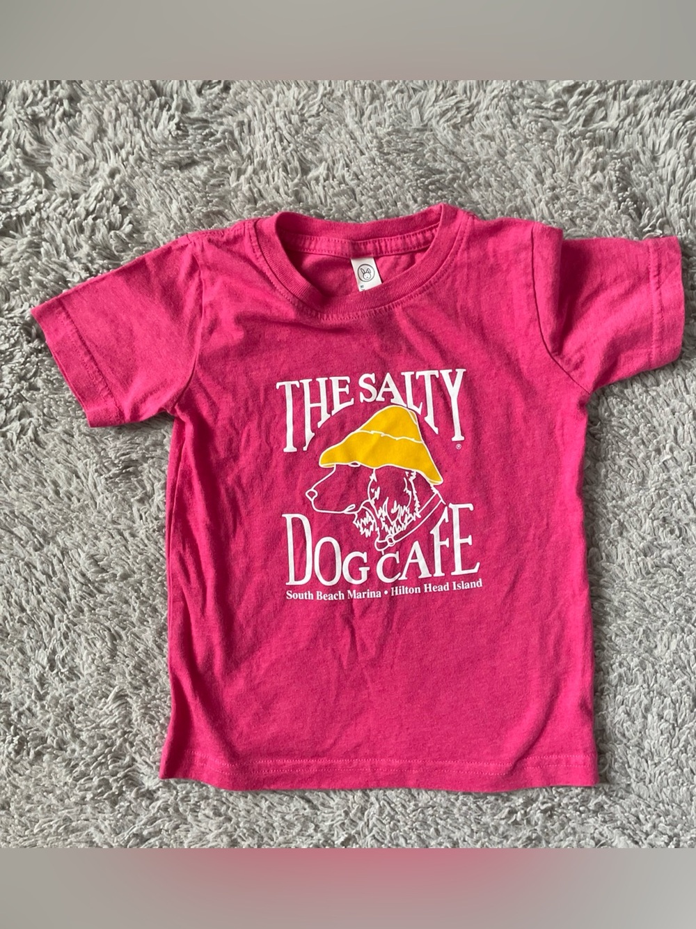 SALTY DOG CAFE youth small T shirt Hilton Head Island size 2 tee SC logo